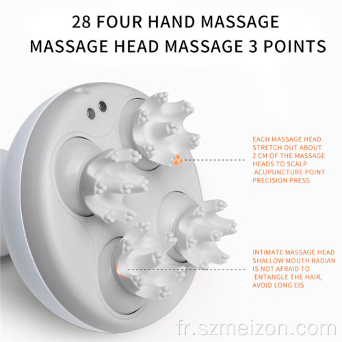 Outil de soulagement du stress Massage de la tête à main